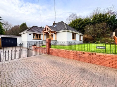 Detached bungalow for sale in Erw Lon, Church Road, Penderyn, Aberdare CF44