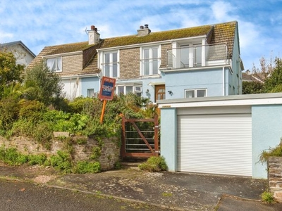 Semi-detached house for sale in Bay View Road, Looe, Cornwall PL13