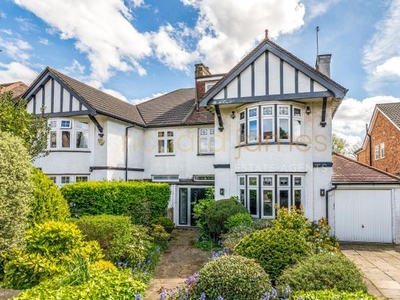 Semi-detached house for sale in Newcombe Park, Mill Hill, London NW7
