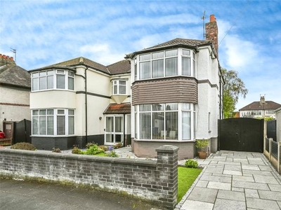 Semi-detached house for sale in Yew Tree Road, Hunts Cross, Liverpool, Merseyside L25