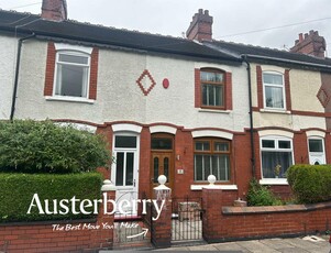 2 bedroom terraced house for sale in Crawfurd Street, Stoke-On-Trent, ST4