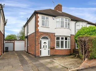 3 bedroom semi-detached house for sale in Hillcrest Road, Knighton, Leicester, LE2