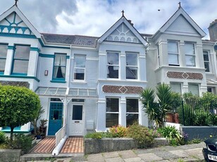 3 bedroom terraced house for sale in Edgcumbe Park Road, Peverell, Plymouth. A gorgeous 3 bedroomed family home, large GARAGE, lots of character. No chain., PL3