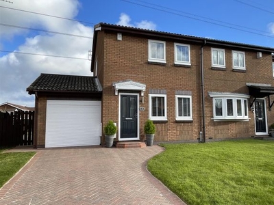 Semi-detached house for sale in Cinderford Close, The Cotswolds, Boldon Colliery NE35