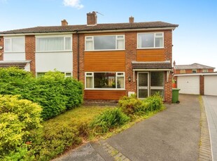 Semi-detached house for sale in Haseley Close, Stockport SK12