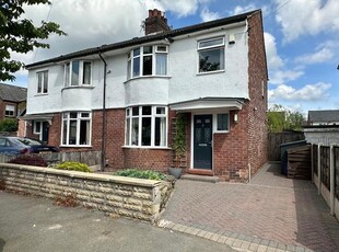 Semi-detached house for sale in Hurdsfield Road, Great Moor, Stockport SK2