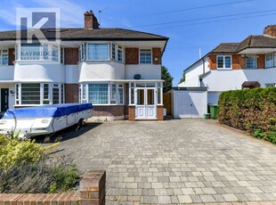 Semi-detached house to rent in Timbercroft, Epsom KT19