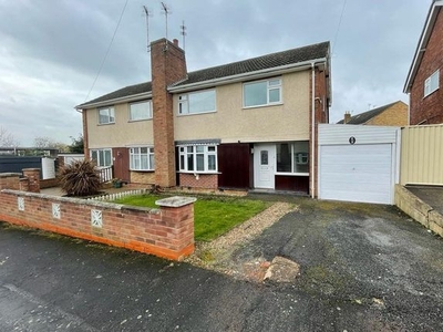 Semi-detached house to rent in Suffolk Close, Wigston LE18