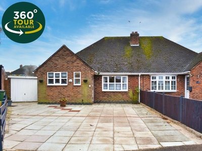 2 bedroom semi-detached bungalow for sale in Shenton Close, Wigston, Leicester, LE18