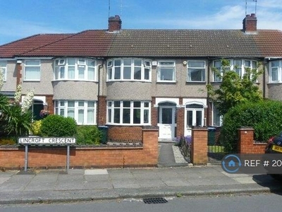 3 bedroom terraced house for rent in Coventry, Coventry, CV5