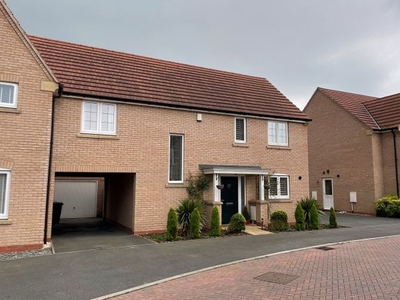 Link-detached house for sale in Windsor Way, Broughton Astley, Leicester LE9