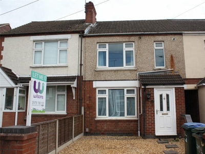 2 bedroom terraced house for rent in St Lukes Road, Holbrooks, Coventry, West Midlands, CV6