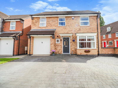 4 bedroom detached house for sale in Percival Way, Groby, Leicester, Leicestershire, LE6