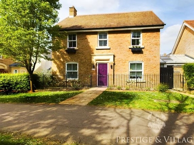 Detached house for sale in Faraday Gardens, Fairfield, Hitchin SG5