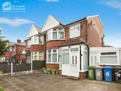 Semi-detached house for sale in Woodstock Road, Old Trafford, Stretford, Greater Manchester M16