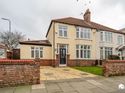 Semi-detached house for sale in Manor Road, Crosby, Liverpool L23