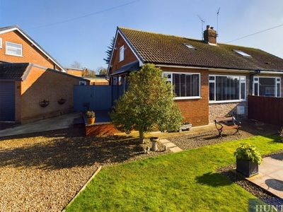 Semi-detached bungalow for sale in Lodge Gardens, Gristhorpe, Filey YO14