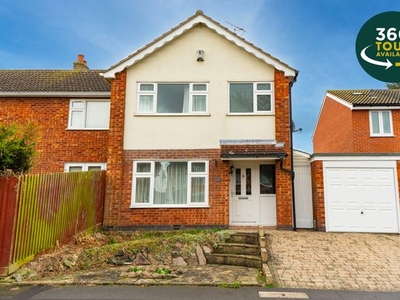 Semi-detached house for sale in Coombe Rise, Oadby, Leicester LE2