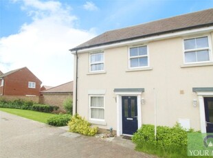 End terrace house to rent in Wagtail Walk, Finberry, Ashford, Kent TN25