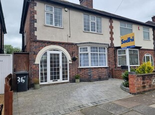 Semi-detached house for sale in Evington Parks Road, Leicester LE2