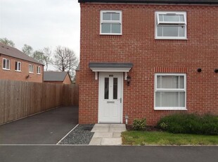 Semi-detached house to rent in Oakley Meadow, Wem, Shrewsbury SY4