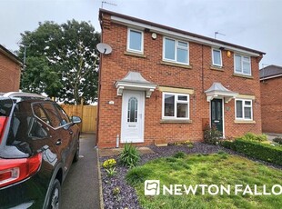 Semi-detached house to rent in St Leonards Way, Forest Town NG19