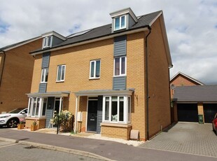 Semi-detached house to rent in Syward Row, Milton Keynes, Buckinghamshire MK12