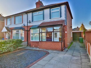 Semi-detached house to rent in Windsor Drive, Grappenhall, Warrington WA4