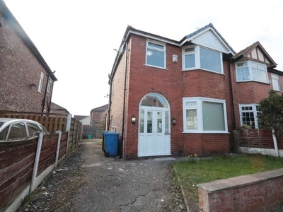 Semi-detached house to rent in Ravenswood Road, Stretford M32