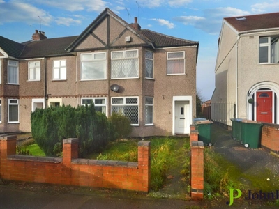 3 bedroom end of terrace house for sale in Southbank Road, Coundon, Coventry, CV6