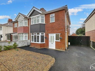 3 bedroom semi-detached house for sale in Claremont Road, Bournemouth, Dorset, BH9