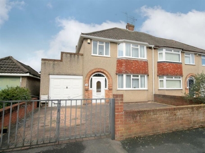 3 bedroom semi-detached house for sale in Leap Valley Crescent, Downend, Bristol, BS16