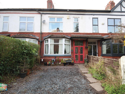 3 bedroom terraced house for sale in Cromwell Road, Stretford, M32 8QJ, M32