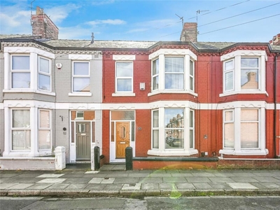 3 bedroom terraced house for sale in Earlsfield Road, Liverpool, Merseyside, L15