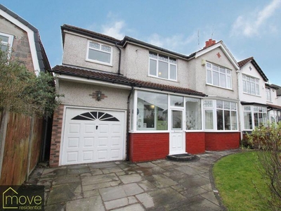 5 bedroom semi-detached house for sale in Lynnbank Road, Calderstones, Liverpool, L18