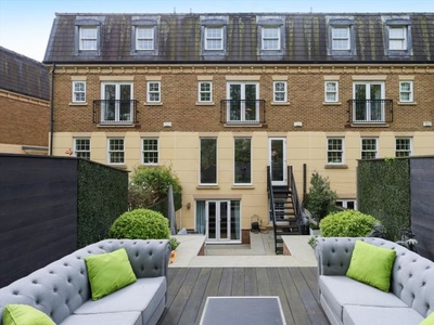 Terraced house for sale in Haines Court, Weybridge, Surrey KT13