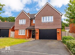 Detached house for sale in Horseshoe Crescent, Ferndown BH22