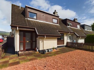 End terrace house for sale in Castle Drive, Lochyside, Fort William PH33