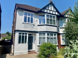 Semi-detached house for sale in Sheringham Road, Manchester M14
