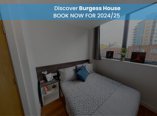 Studio flat for rent in Burgess House Student Accommodation, Newcastle Upon Tyne, NE1