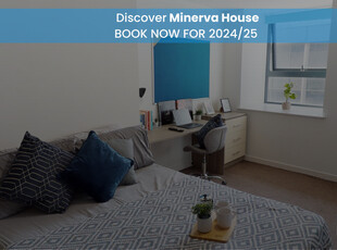 Studio flat for rent in Minerva House Student Accommodation, Nottingham, Nottinghamshire, NG1