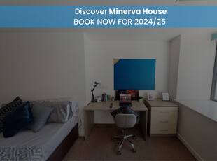 Studio flat for rent in Minerva House Student Accommodation, Nottingham, Nottinghamshire, NG1