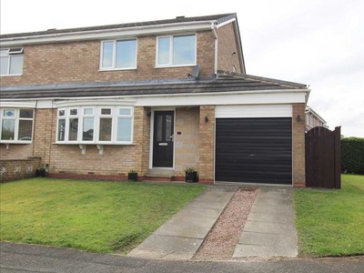 Semi-detached house for sale in Oulton Close, Eastfield Green, Cramlington NE23