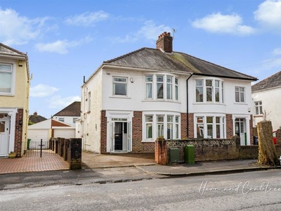 Semi-detached house for sale in Rhydhelig Avenue, Heath, Cardiff CF14