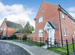 Semi-detached house to rent in Churchfields Road, Long Stratton, Norwich NR15