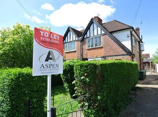 Semi-detached house to rent in Meadway, Ashford TW15