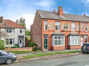 3 bedroom end of terrace house for sale in Knutsford Road, Grappenhall, Warrington, Cheshire, WA4