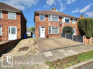 3 bedroom semi-detached house for sale in Shrubland Avenue, Ipswich, Suffolk, IP1