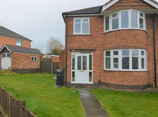 Semi-detached house to rent in Croft Drive, Wigston, Leicester LE18