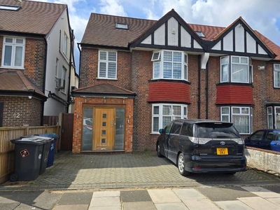 Semi-detached house to rent in Western Avenue, London NW11